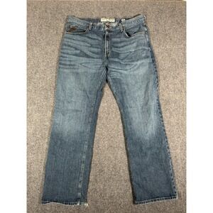 Ariat M4 Legacy Jeans Mens 38x32 Blue Relaxed Fit Boot Cut Freeman Stretch Denim